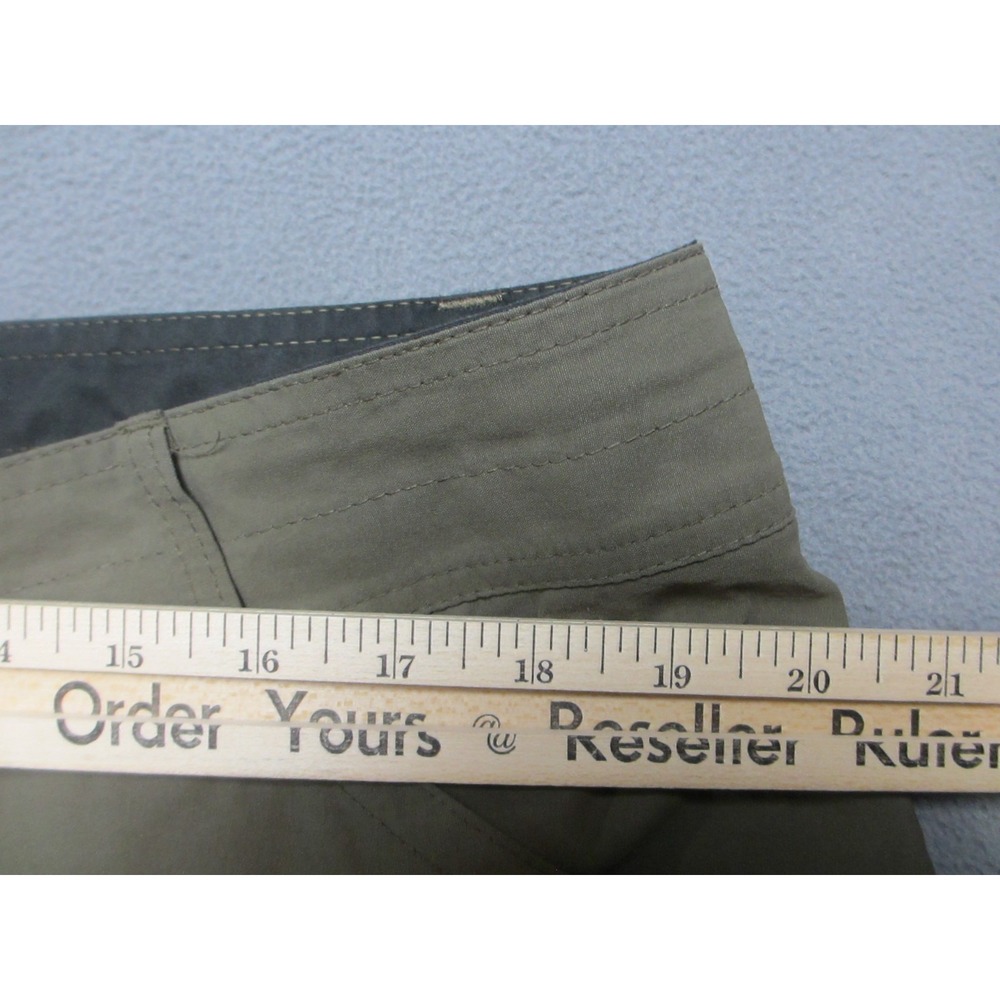 Kuhl Shorts Mens 40 Olive Green Nylon Stretch Cargo Renegade Hiking Outdoor - Picture 15 of 16